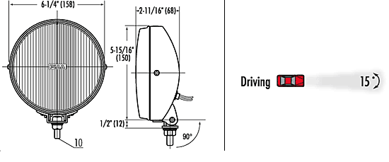 PIAA Driving/Fog Lamp System - Exclusively for the Toyota FJ Cruiser!