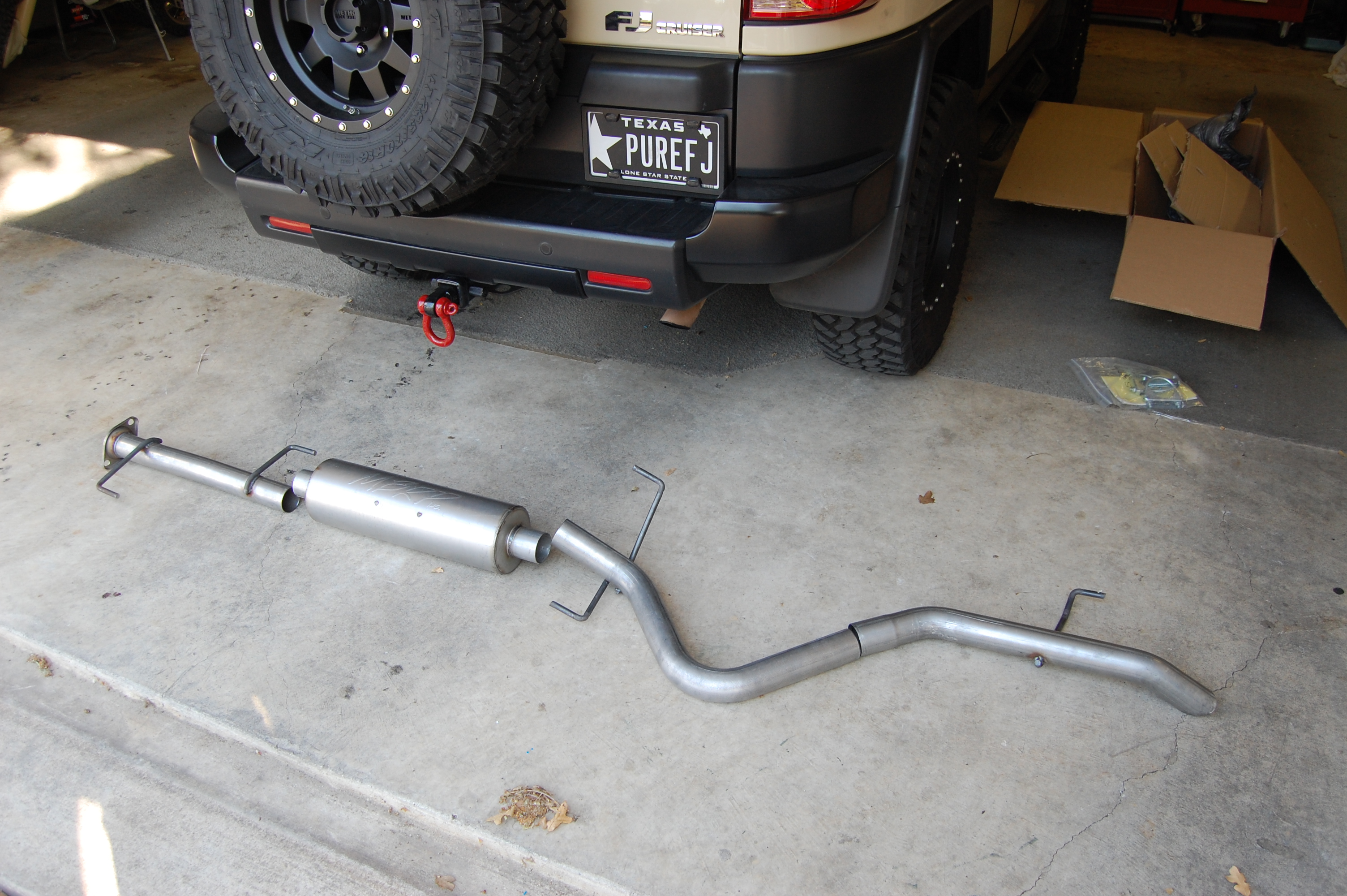 fj cruiser stock exhaust