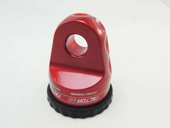 Factor 55 ProLink Winch Shackle Mount Assembly Red Factor 55 - Click Image to Close