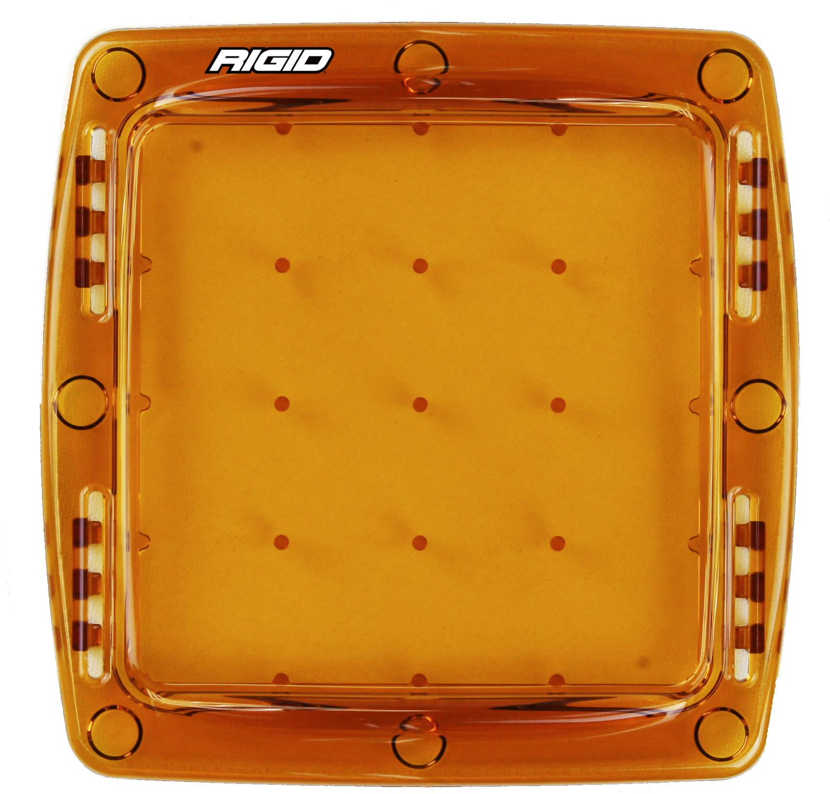 Rigid Industries Light Cover Amber Q-Series Pro - Click Image to Close