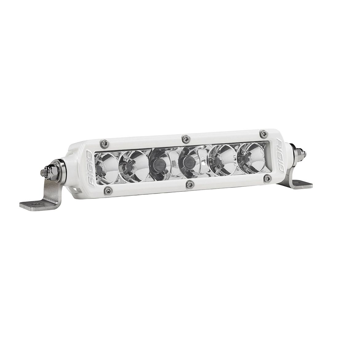 Rigid Industries 6 Inch Spot/Flood Combo White Housing SR-Series Pro - Click Image to Close
