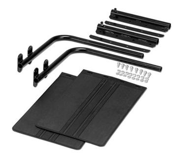 Warrior Products Universal Mud Flap Bracket Kit with 12" x 18" Mud Flap - Click Image to Close