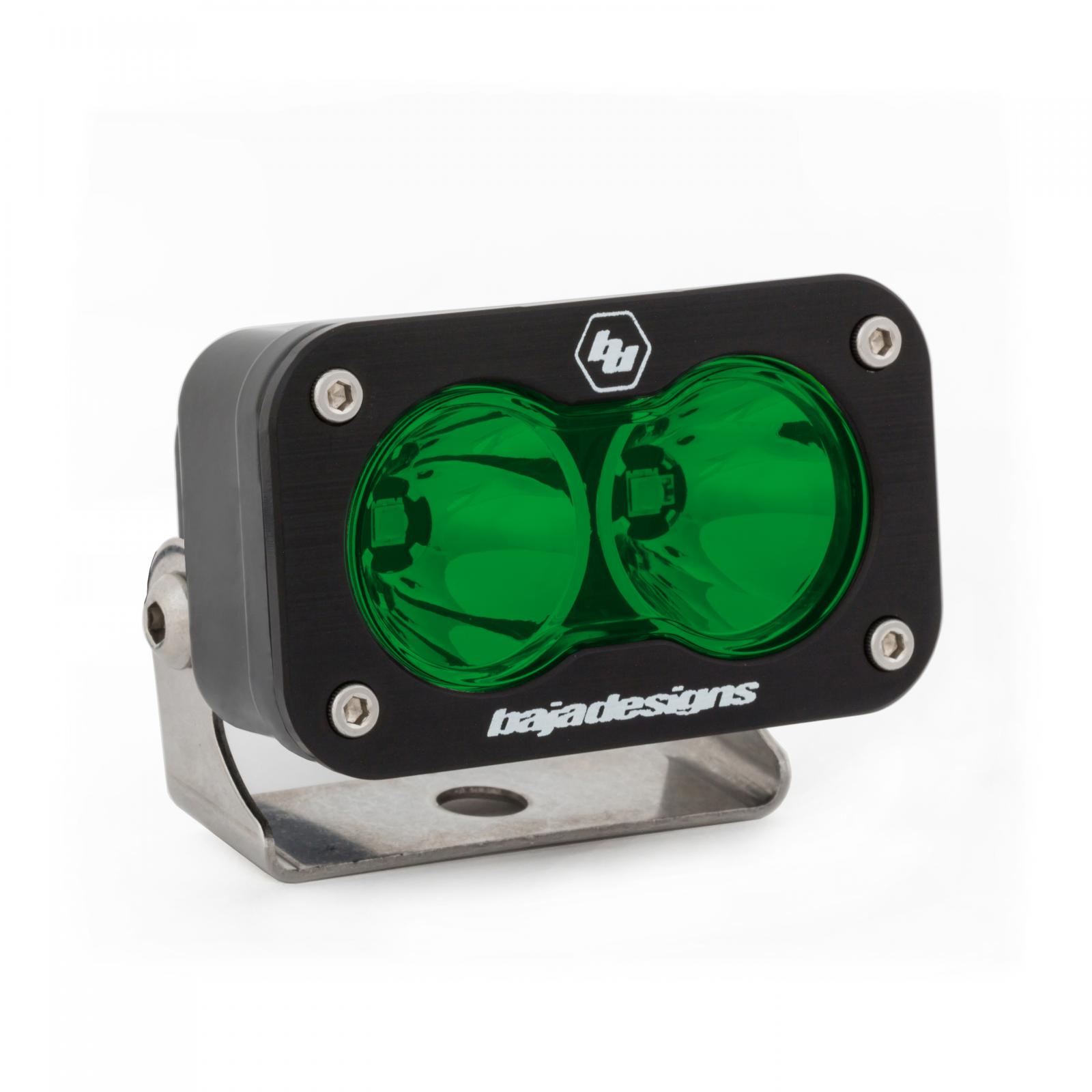LED Work Light Green Lens Spot Pattern S2 Sport Baja Designs - Click Image to Close