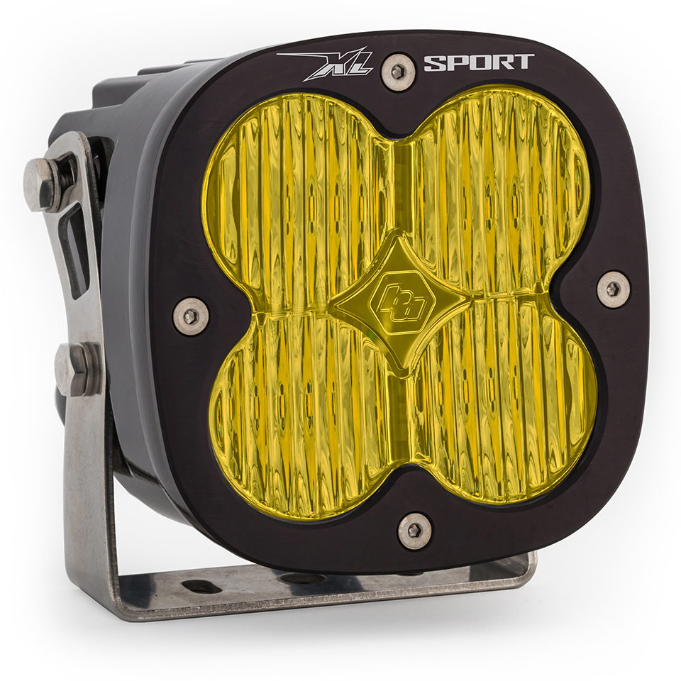 LED Light Pods Amber Lens Spot XL Sport Wide Cornering Baja Designs - Click Image to Close