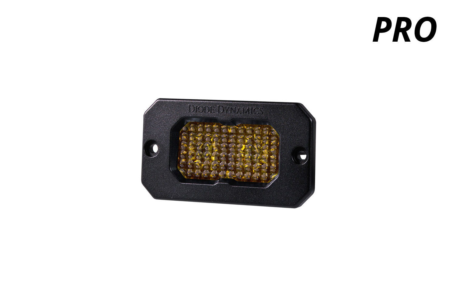 Diode Dynamics Stage Series 2 Inch LED Pod, Pro Yellow Fog Flush ABL Each - Click Image to Close