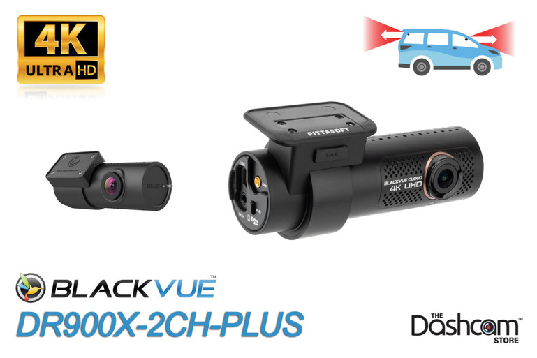 BlackVue DR900X-2CH-PLUS Dual Lens 4K GPS WiFi Cloud-Capable Dashcam For Front/Rear - Click Image to Close