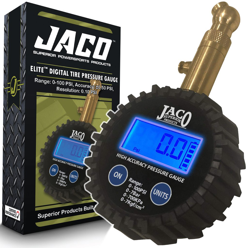 JACO Elite Digital Tire Pressure Gauge - 100 PSI - Click Image to Close