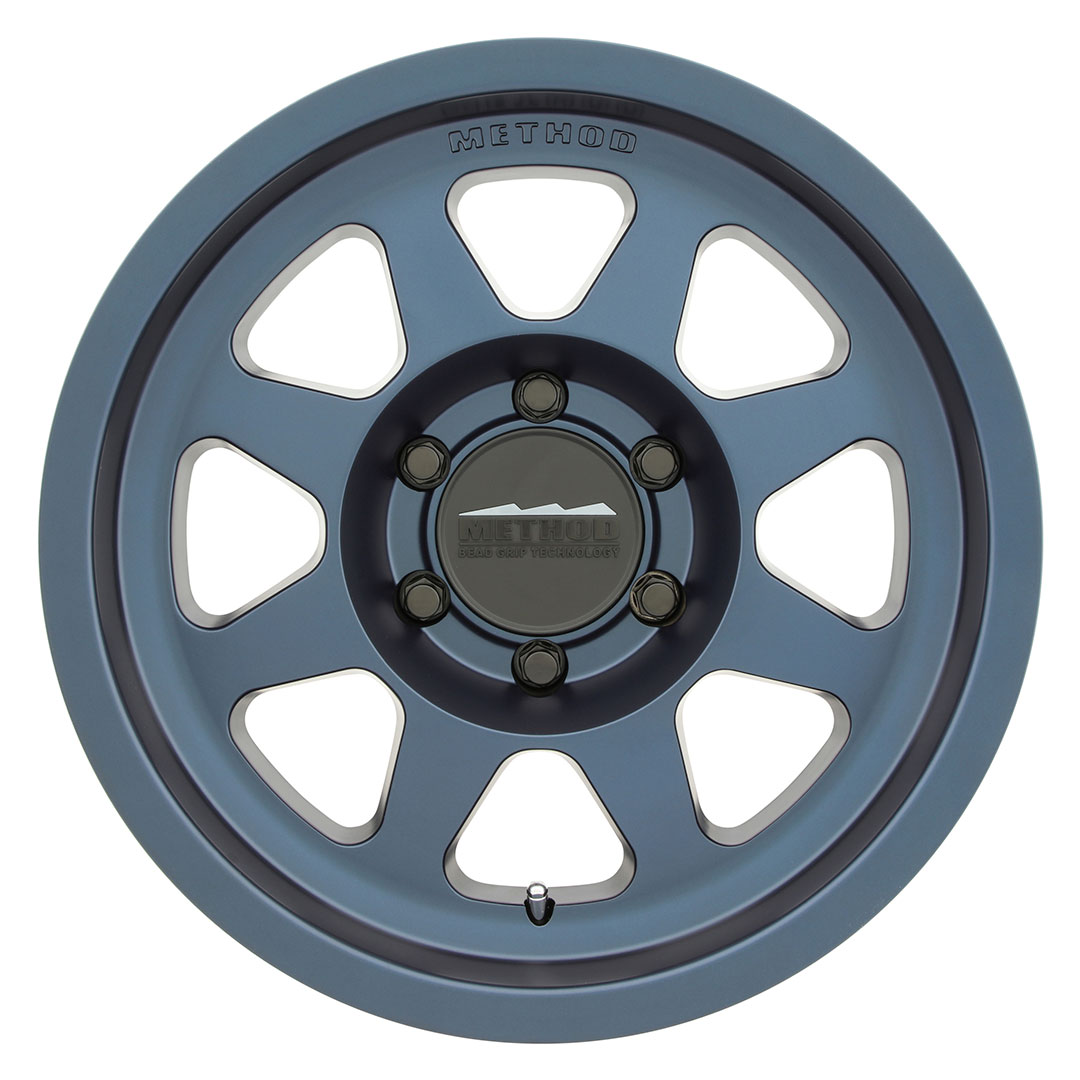 Method Race Wheels MR701 Bead Grip, 16x8, 0mm Offset, 6x5.5, 106.25mm Centerbore, Bahia Blue - Click Image to Close