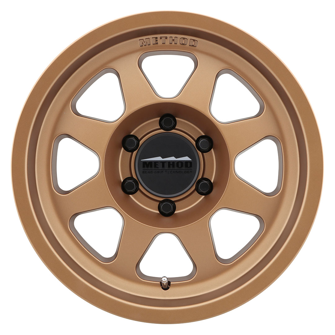 Method Race Wheels MR701 Bead Grip, 17x8.5, 0mm Offset, 6x5.5, 106.25mm Centerbore, Method Bronze - Click Image to Close