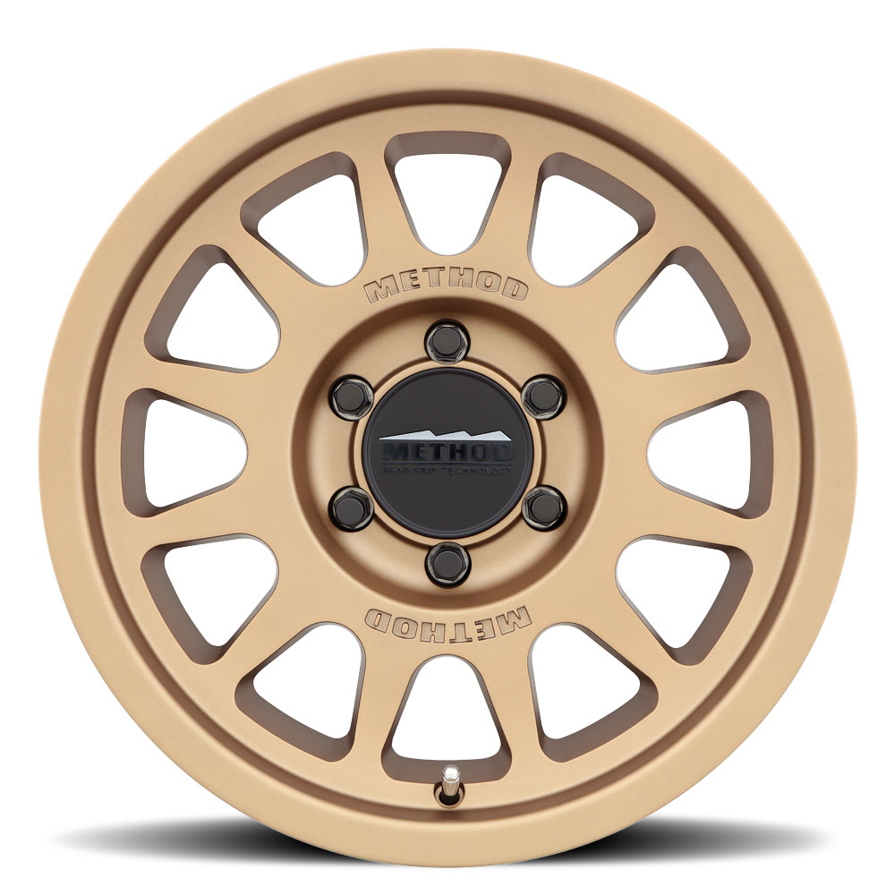 Method Race Wheels MR703 Bead Grip, 16x8, 0mm Offset, 6x5.5, 106.25mm Centerbore, Method Bronze - Click Image to Close