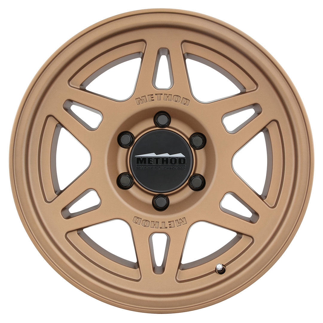 Method Race Wheels MR706 Bead Grip, 18x9, +18mm Offset, 6x5.5, 106.25mm Centerbore, Method Bronze - Click Image to Close