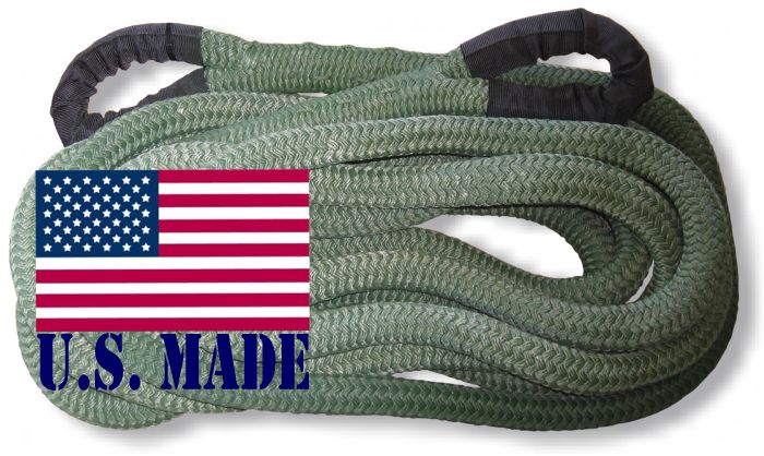 PolyGuard Kinetic Recovery Rope - OD GREEN - Click Image to Close