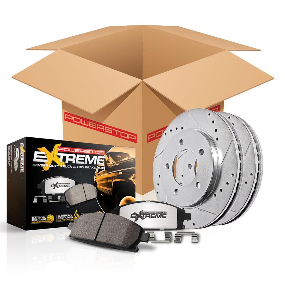 Power Stop Z36 truck & tow Brake Kit - REAR 2010-2014 - Click Image to Close