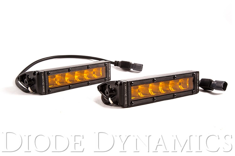 Diode Dynamics SS6 Stage Series 6" Amber Light Bar (pair) - Click Image to Close