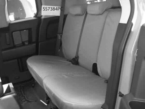 Covercraft SeatSaver REAR Seat Protector - Charcoal; 2007-11 FJ Cruiser - Click Image to Close