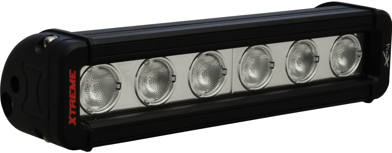 9" XMITTER LOW PROFILE XTREME BLACK 6 5W LED'S 40ç WIDE - Click Image to Close