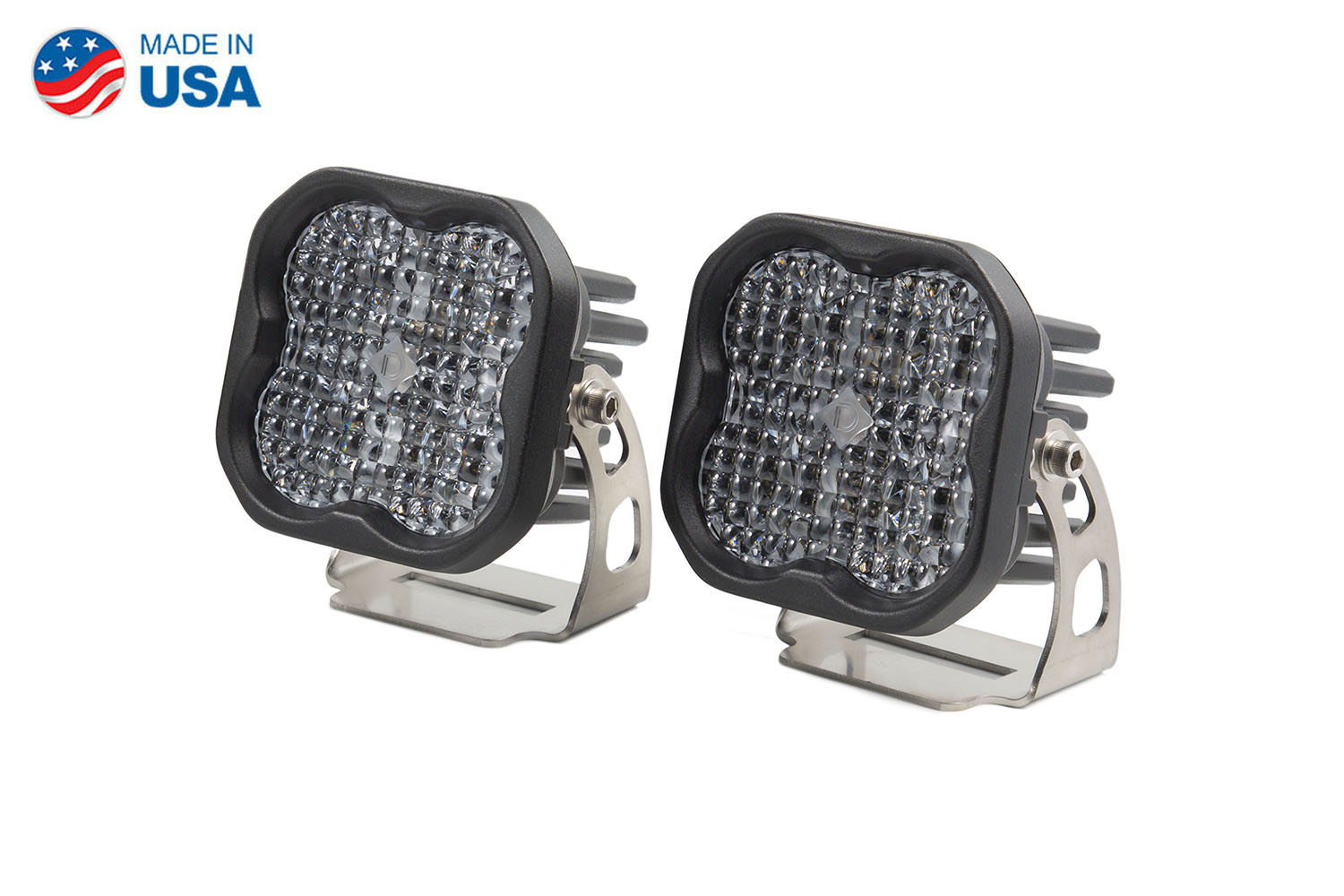 Diode Dynamics Worklight SS3 Pro White Flood Standard (pair) - Click Image to Close