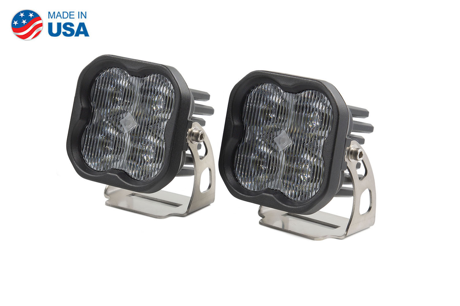 Diode Dynamics Worklight SS3 Sport White SAE Fog Standard (pair) - Click Image to Close