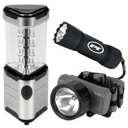 Performance Tool Multipurpose Light - LED; Flashlight & Lantern; AA&AAA Batteries - Click Image to Close